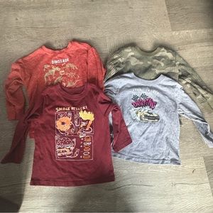4-Pack Long Sleeve toddler tshirts